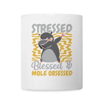 Maulwurf Besessen Tier Maulwurf Liebhaber Maulwurf - Tasse - Weiß - Vorne