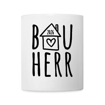 Bauherr 2026 - Tasse - Weiß - Vorne