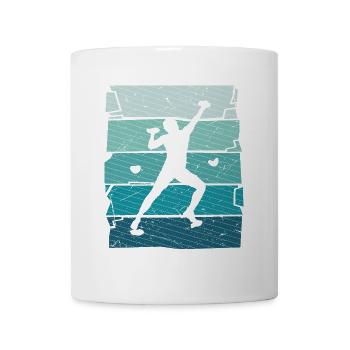 Klettern Bouldern Bergsteiger Freeclimber - Tasse - Weiß - Vorne