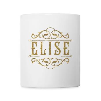 Elise gold - Tasse - Weiß - Vorne