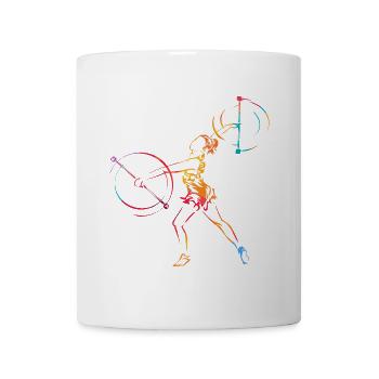 Glitzernde Majorette Festumzug - Tasse - Weiß - Vorne