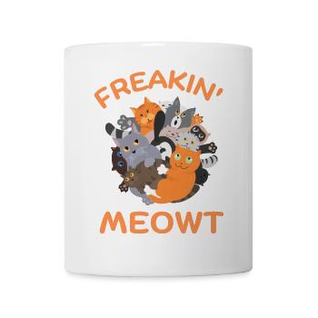 Freakin Meowt - Tasse - Weiß - Vorne