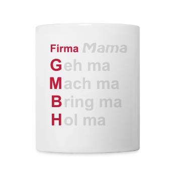 firma mama - Tasse - Weiß - Vorne