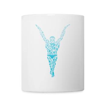 Schwimmen Schwimmsport Jungen Schwimmer Kinder - Tasse - Weiß - Vorne