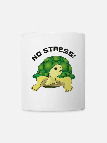 no stress - Tasse - Weiß