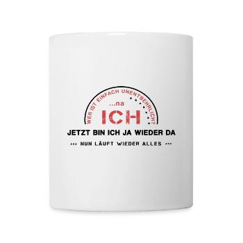 unentbehrlich Ego ich - Tasse - Weiß - Vorne