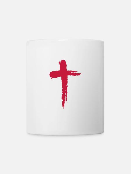 Christentum Religion Kreuz - Tasse - Weiß