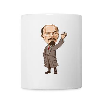Wortgewaltiger Lenin Revolutionär - Tasse - Weiß - Vorne