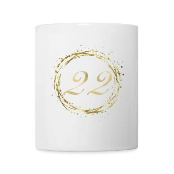 22 - Tasse - Weiß - Vorne