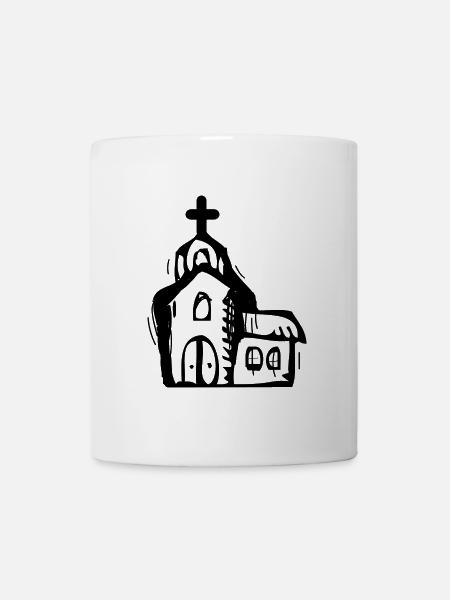 Kirche - Tasse - Weiß