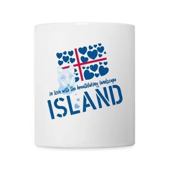 Island Polarfuchs Iceland - Tasse - Weiß - Vorne