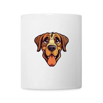 Kai Ken Hunderasse Cartoon Kawaii Illustration - Tasse - Weiß - Vorne