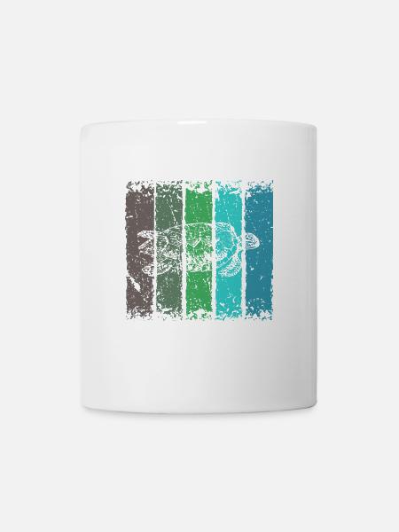 Schildkröte - Tasse - Weiß