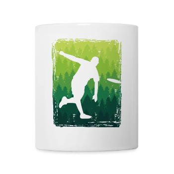 Disc Golf Discgolfer Frisbee Sport Discgolf - Tasse - Weiß - Vorne