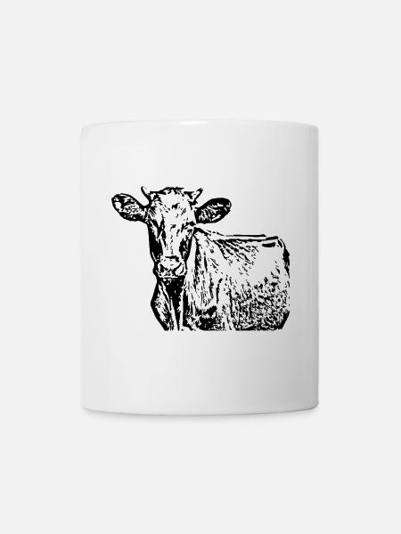 Kuh - Tasse - Weiß