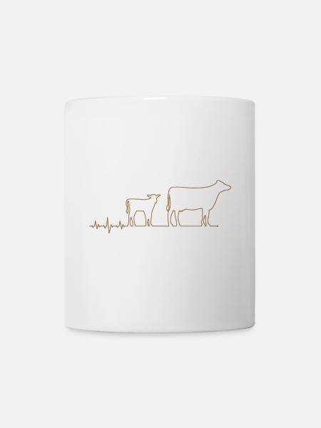 Kuh - Tasse - Weiß