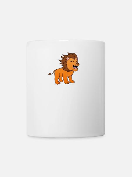Lion Löwe - Tasse - Weiß