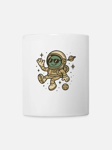 Willkommen im All - Tasse - Weiß