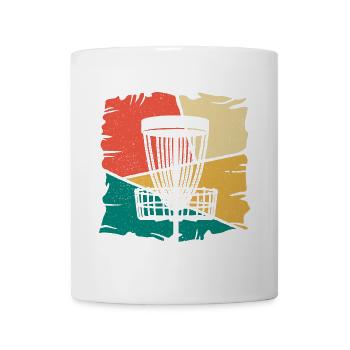 Disc Golf Spieler Discgolfer Vintage Discgolf - Tasse - Weiß - Vorne