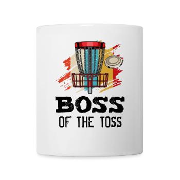 The Toss Discgolf Retro Frisbee Geschenk - Tasse - Weiß - Vorne