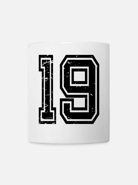 19 Corum schwarz used - Tasse - Weiß