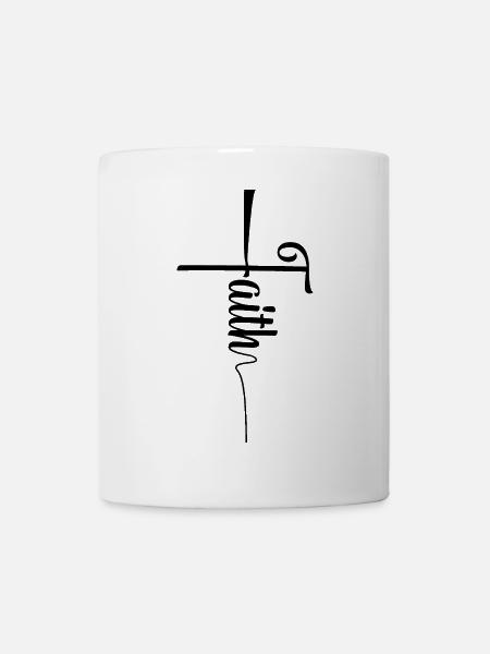 Faith - Tasse - Weiß