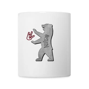 "I love you Berlin" im Graffiti Style - Tasse - Weiß - Vorne