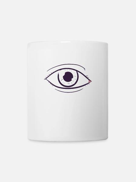 Auge - Tasse - Weiß