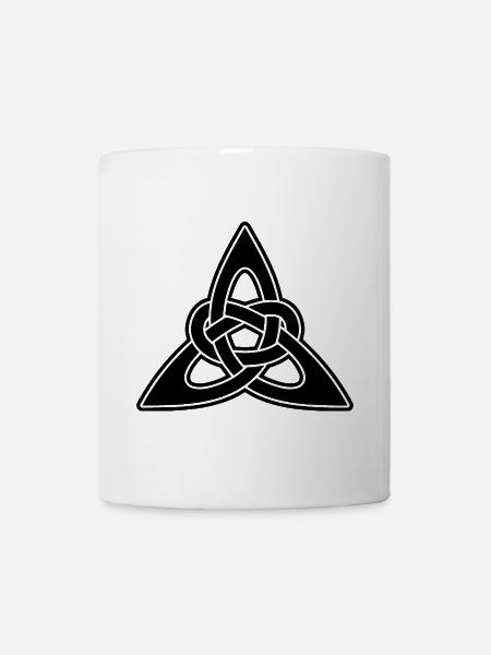 Keltische Knoten - Tasse - Weiß