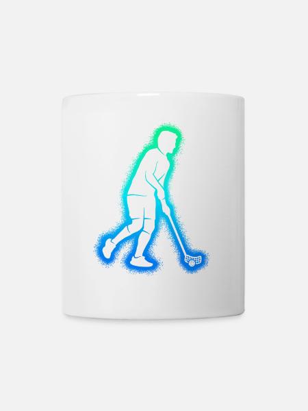Floorball Unihockey Innebandy Jungen Jungen Hockey - Tasse - Weiß