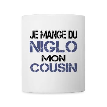 Je mange du Niglo - Mug blanc - blanc - Devant