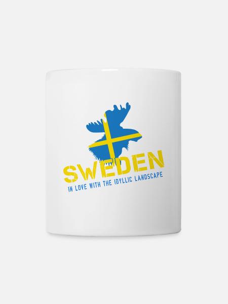Schweden Sweden - Tasse - Weiß