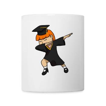 Graduation Girl - Tasse - Weiß - Vorne