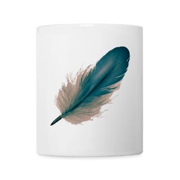 Feder Leichtigkeit - Tasse - Weiß - Vorne