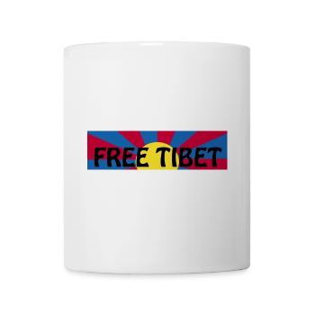 free tibet - Tasse - Weiß - Vorne