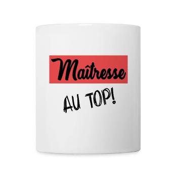 DANKE, HERRIN - Tasse - Weiß - Vorne