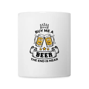 Durstiger Junggeselle Bierkrug - Tasse - Weiß - Vorne
