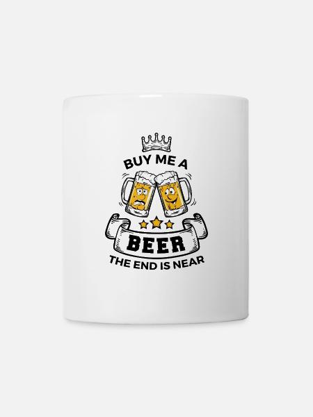 Durstiger Junggeselle Bierkrug - Tasse - Weiß