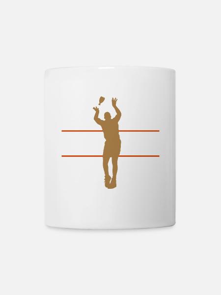 Federleichte Indiaca Meisterschaft - Tasse - Weiß