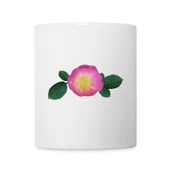 Rose Rosen rosa Rose - Tasse - Weiß - Vorne