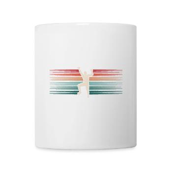 Kletterer Klettern Vintage Climbing Bouldern - Tasse - Weiß - Vorne