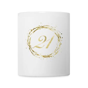 21 - Tasse - Weiß - Vorne