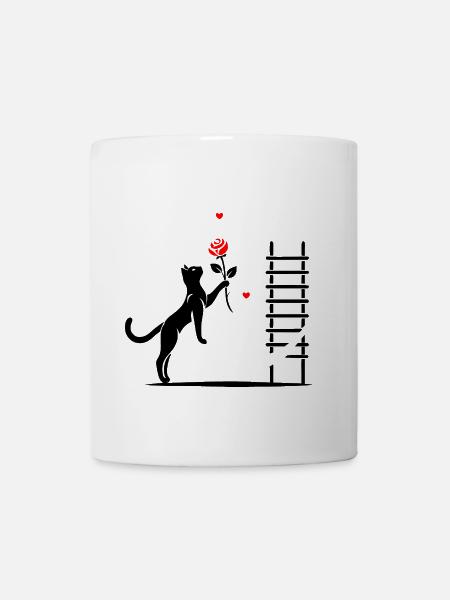 Katzen - Romeo und Julia - Tasse - Weiß