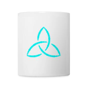 Keltisches Symbol Triquetra Endlos Geschenk - Tasse - Weiß - Vorne