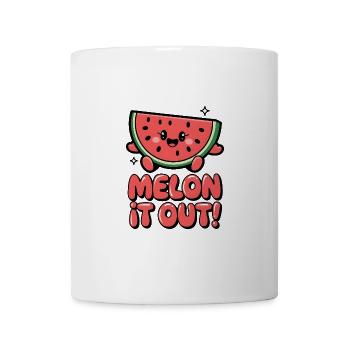 Melon It Out ! - Mug blanc - blanc - Devant