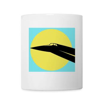 Concorde und Sonne - Tasse - Weiß - Vorne