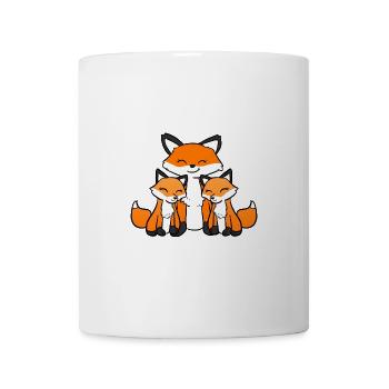 Twin Fox - Tasse - Weiß - Vorne