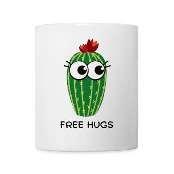 free hugs cactus - Tasse - Weiß - Vorne