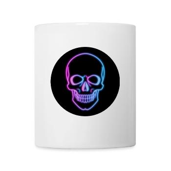 Neon Skull - Tasse - Weiß - Vorne