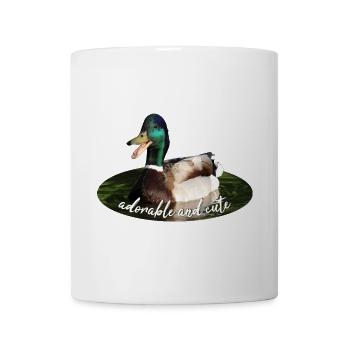 Ente Stockente - Tasse - Weiß - Vorne